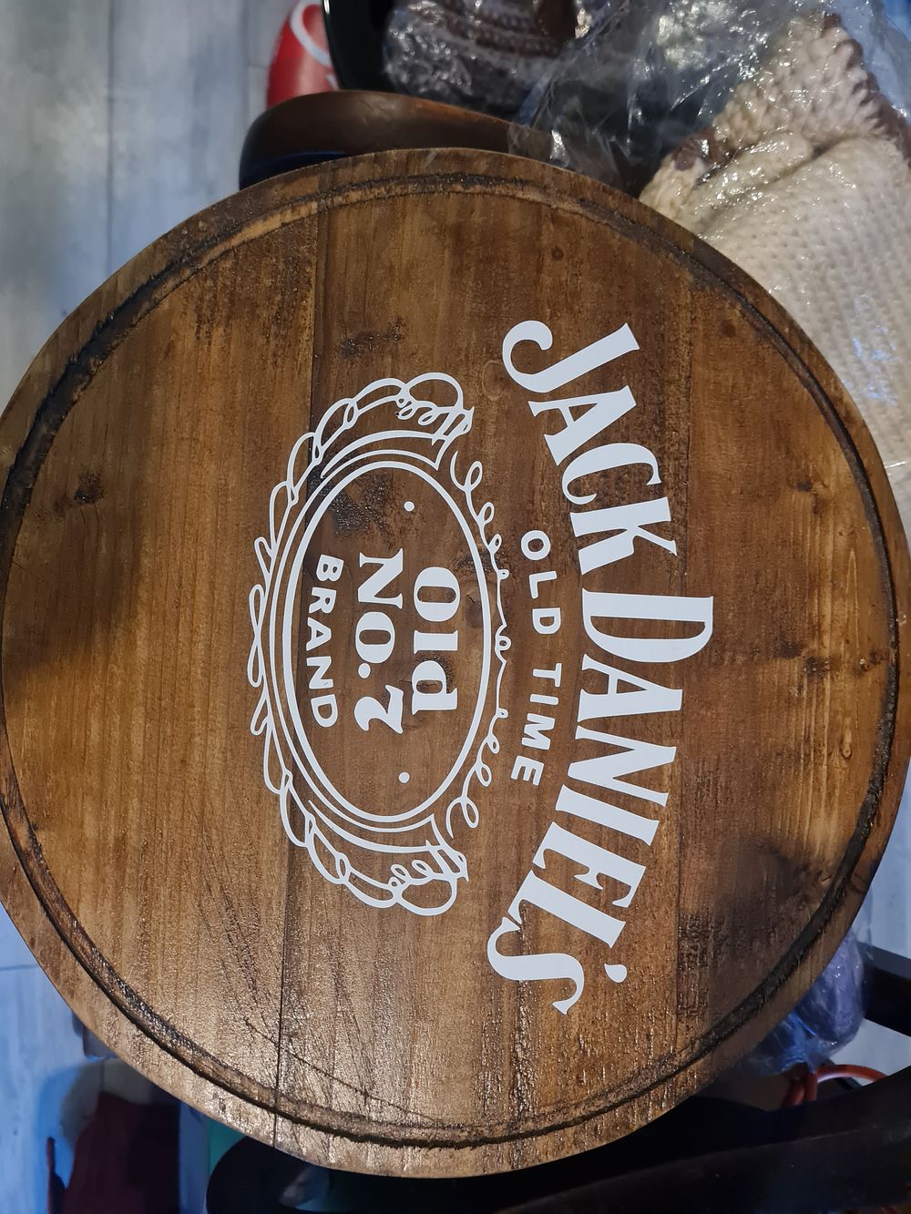 Lot 23a: Large jack daniels wooden sign
