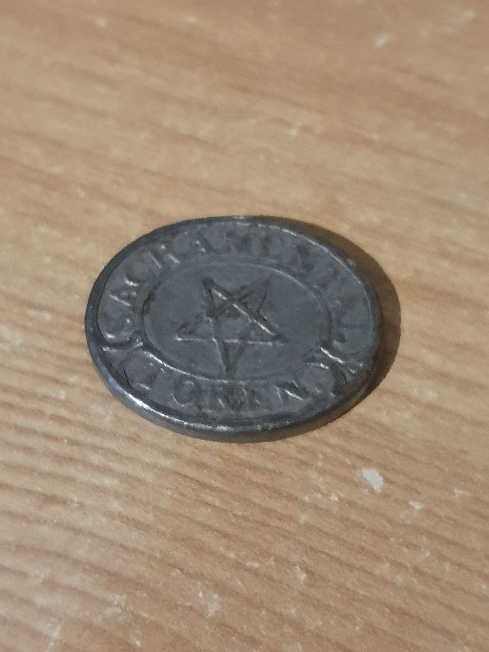 Lot 341: 1830s token
