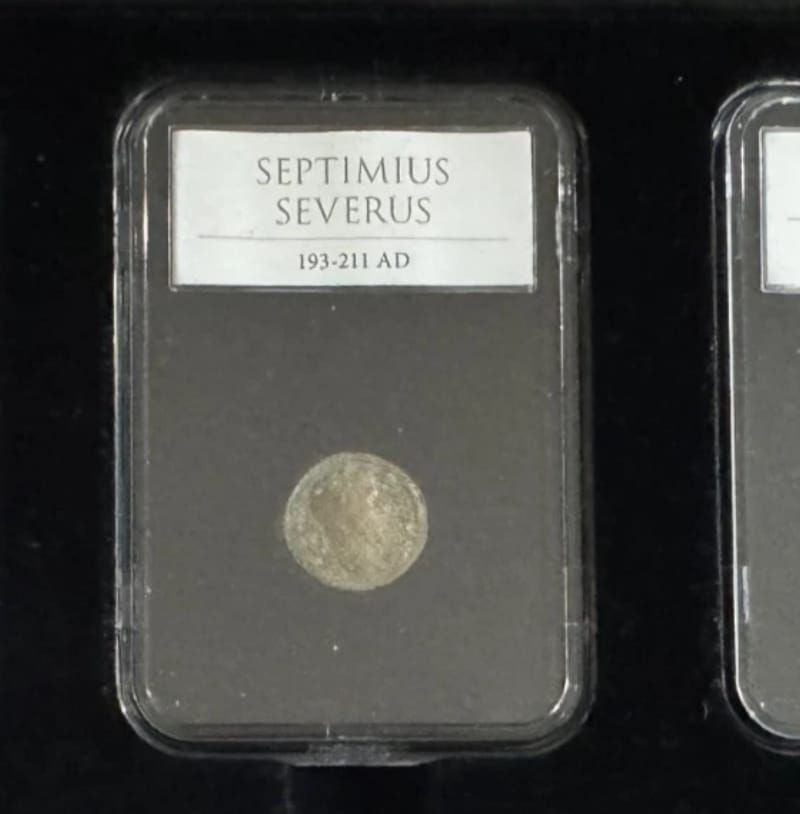 Lot 209: Roman empire coin in slab case