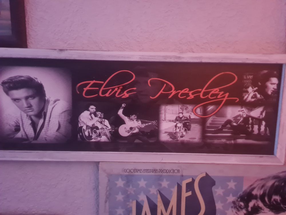 Lot 306: Large elvis picture