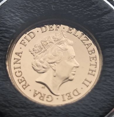 22ct quarter sovereign