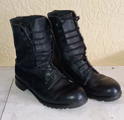 1990s British Army High Leg Boots Mk 2 Size 264/100 Vtg BCH Hi Combat Issue DMS