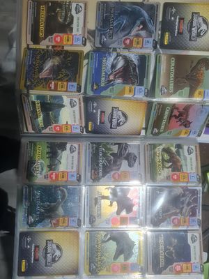 Lot of jurassic world cards