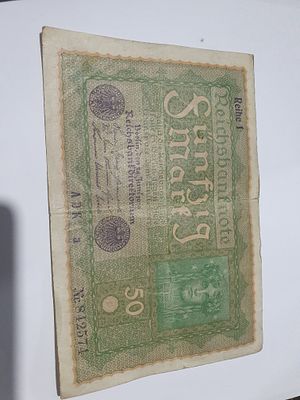 Vintage German Bank Mark 50