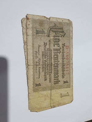 Vintage German Bank mark