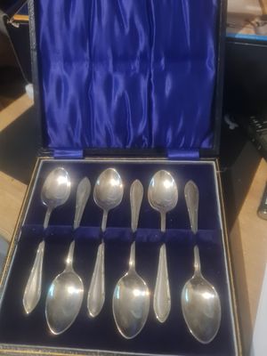 Vintage stanped vased spoons
