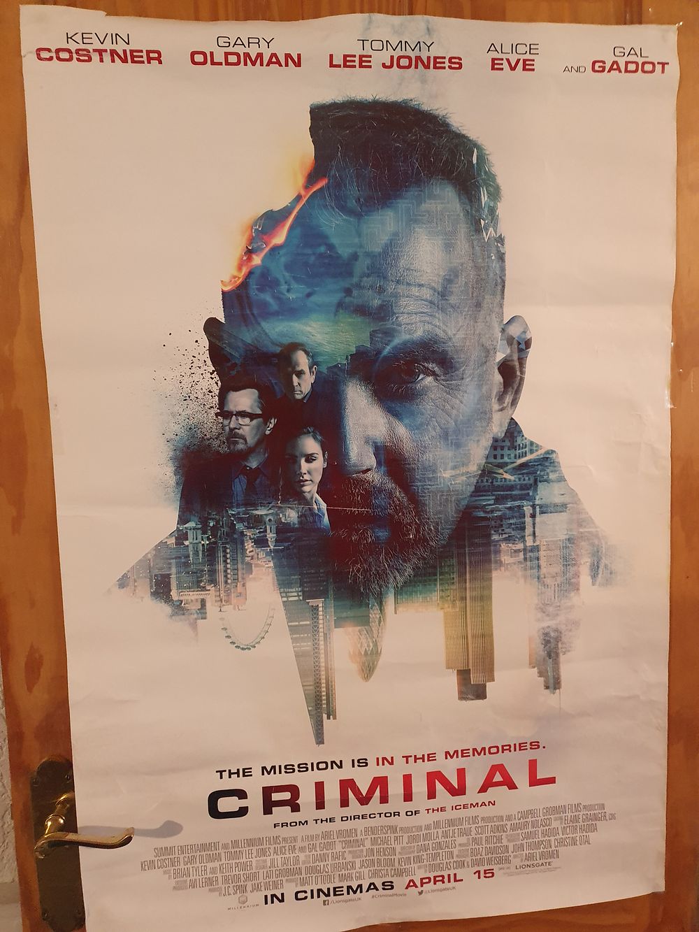 Lot 238: Criminal large movie poster