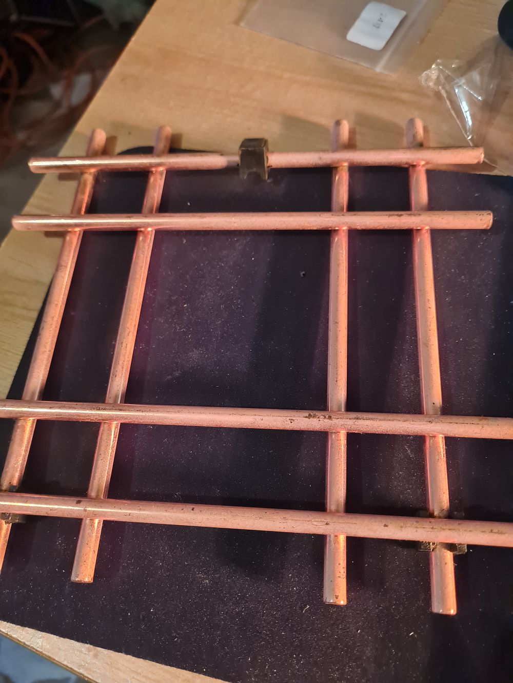 Lot 366: Kitchen copper hanging stand