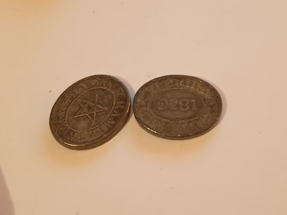 Lot 260: 1830s tokens