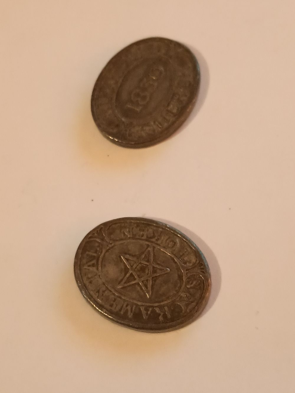 Lot 17k: 1830s tokens