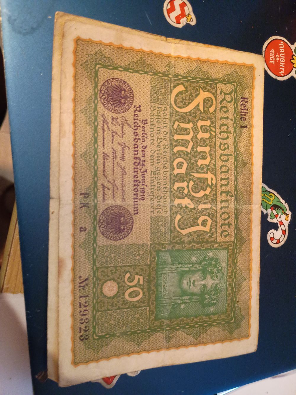 Lot 149: Vintage german Bank mark