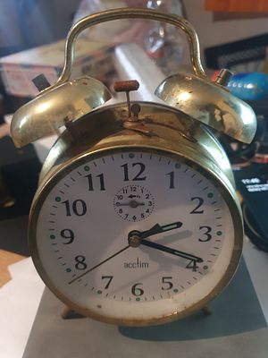 Vintage acctim clock
