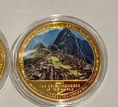 Seven wonders of the world coim