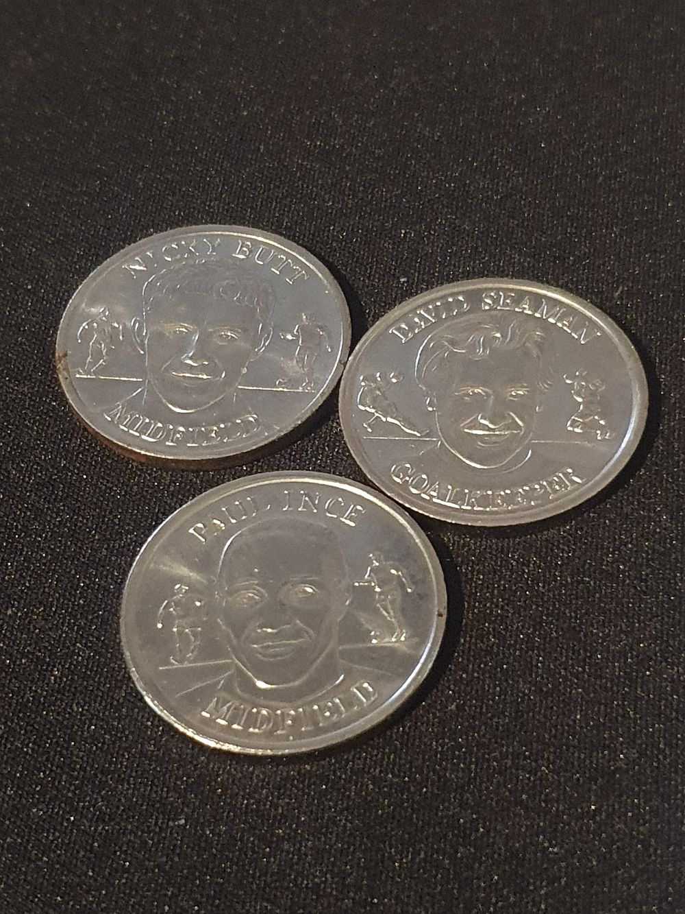 Lot 167: 3 English coins football