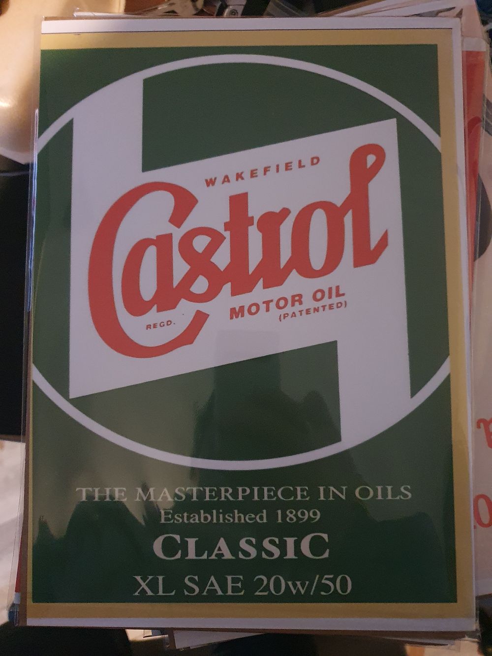 Lot 186: High gloss print in cardboard sleeve