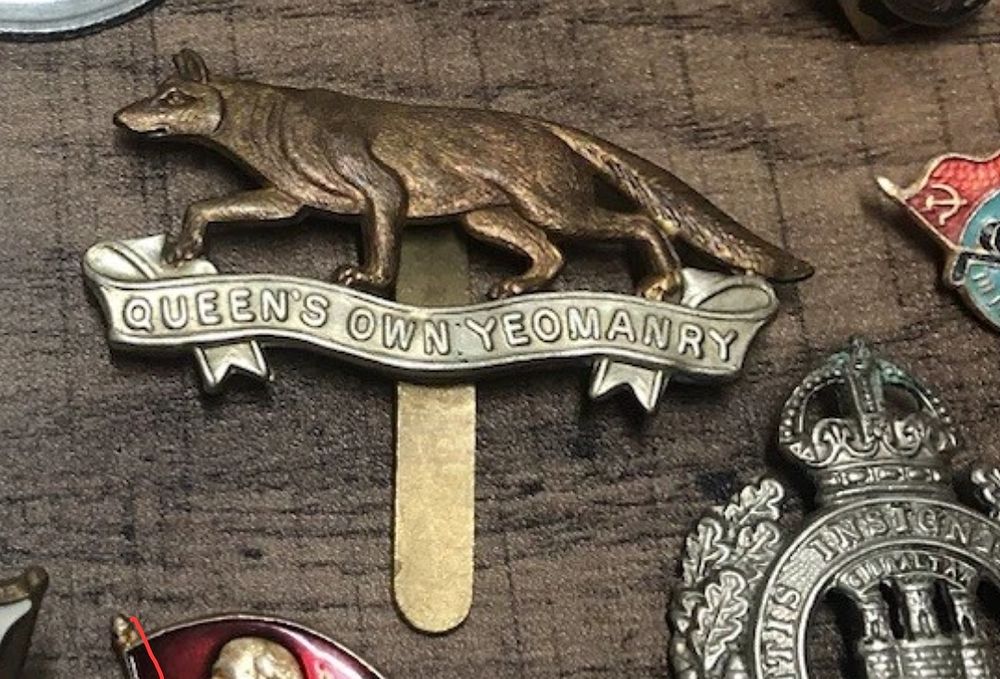 Lot 214: Military badge