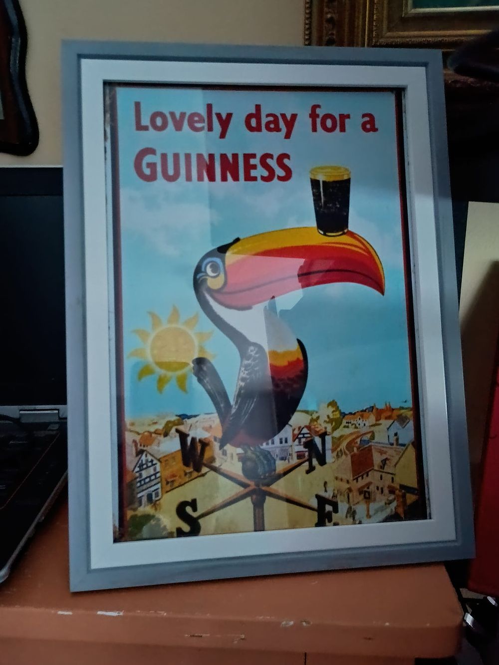 Lot 219: FRAMED GUSINESS