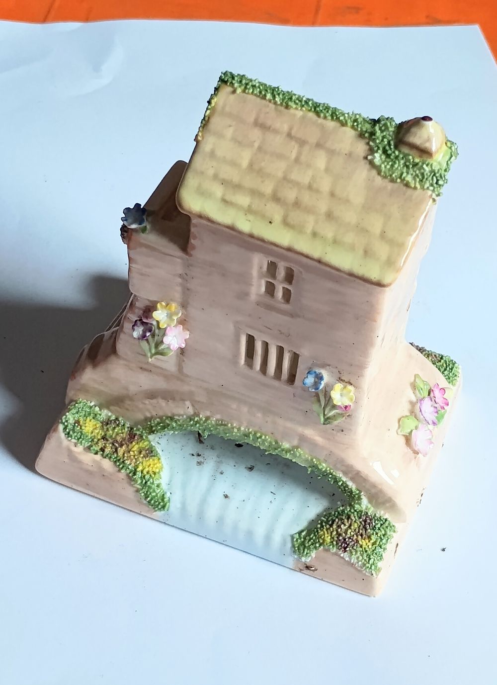 Lot 227: Vintage Coalport Bridge house
