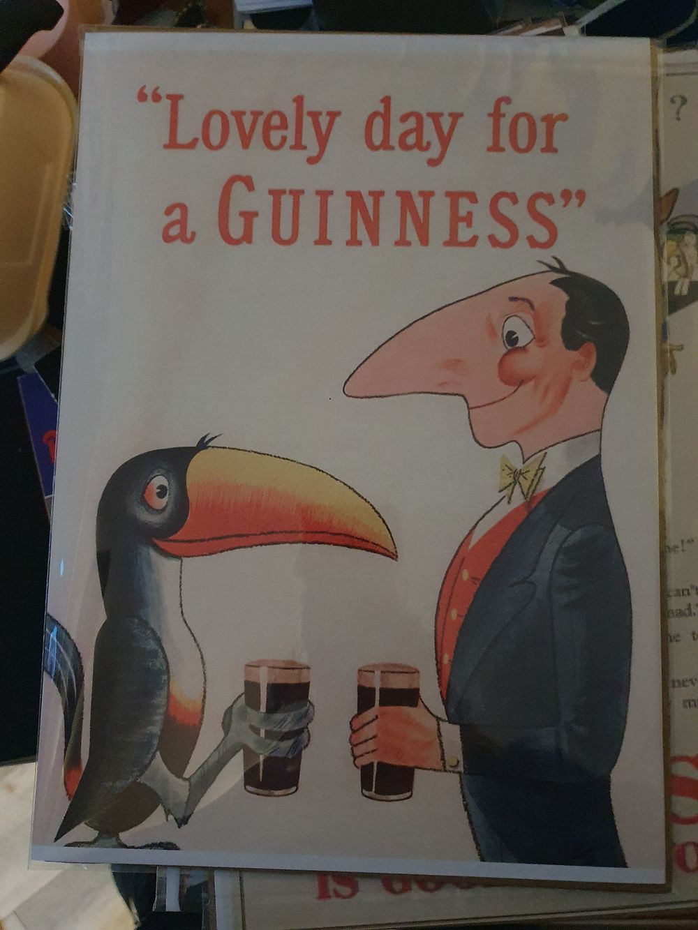 Lot 236: Guinness High gloss print in cardboard sleeve