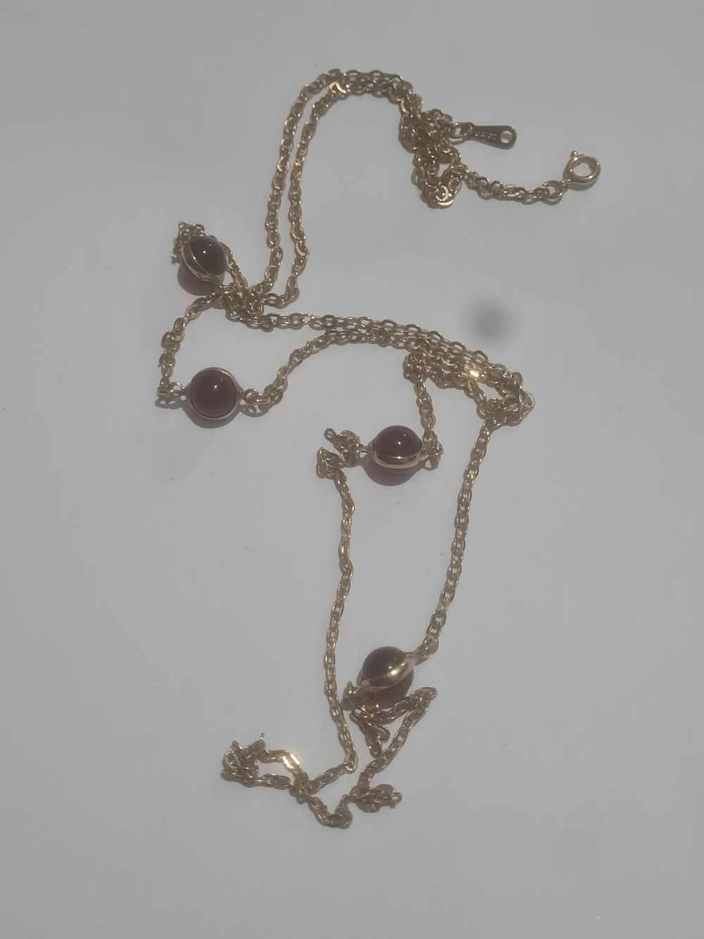 Lot 244: Long vintage necklace