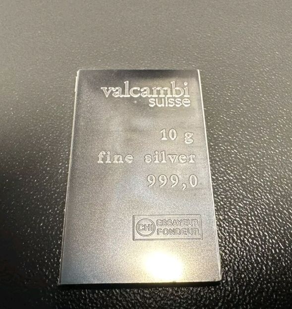 Lot 315: 10 g solid silver bar
