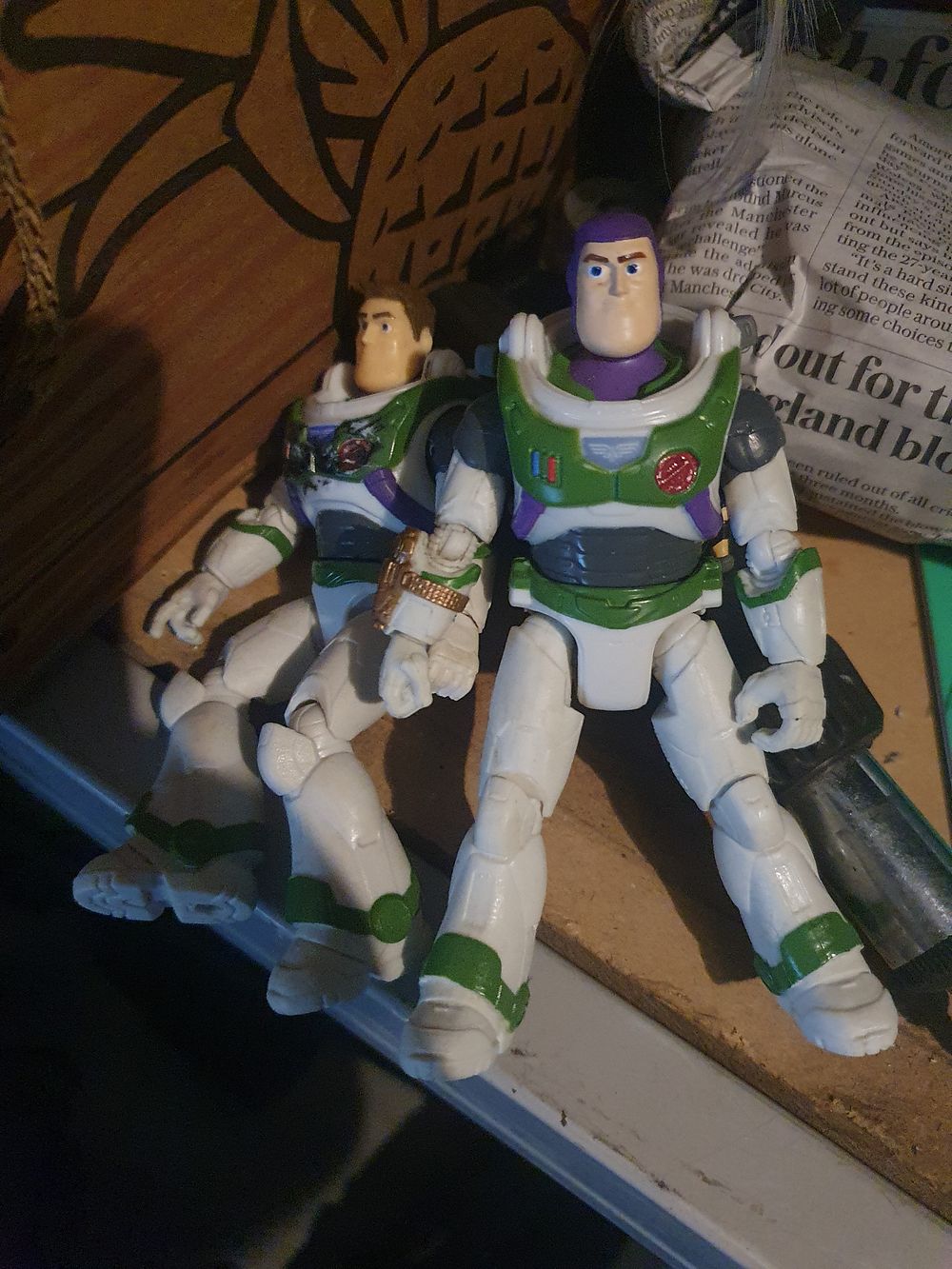 Lot 372: 2 buzz light year figures