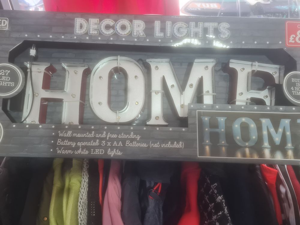 Lot 198: Brand new home sign