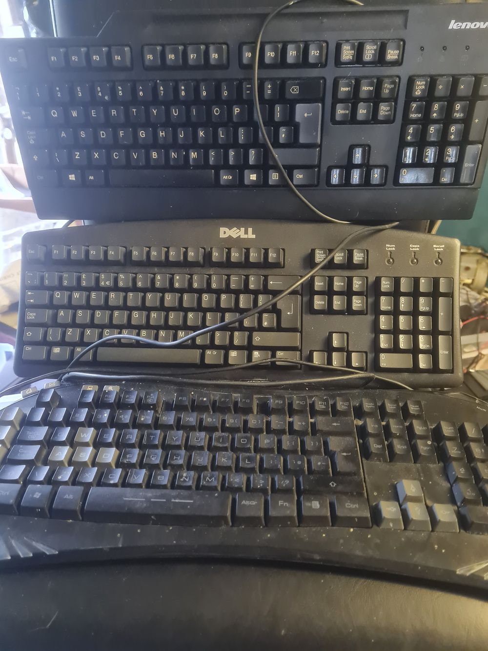 Lot 317: 3 computer keyboards