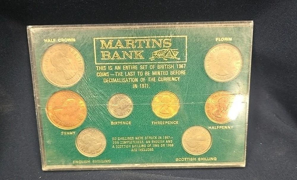 Lot 26x: Cased coin set
