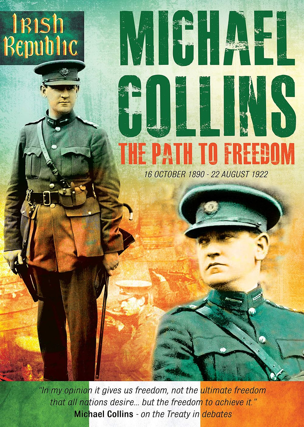 Lot 24a: Framable A4 High Gloss Print In protective Sleeve- Michael Collins