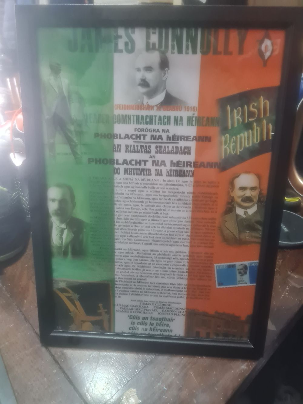 Lot 141: Framed irish proclamation