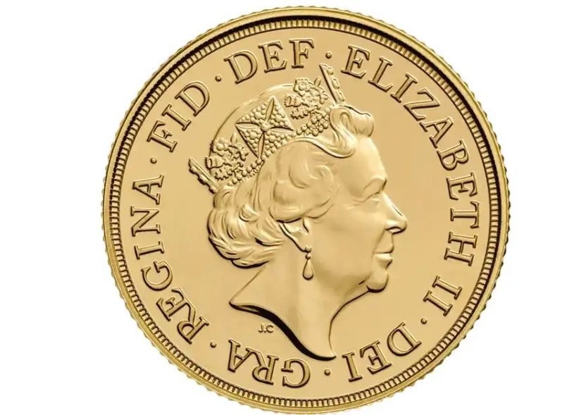 Lot 283: 22ct gold full sovereign