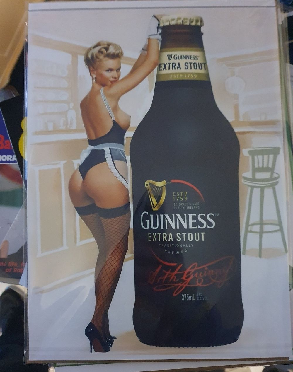 Lot 244: Guinness High gloss print in cardboard sleeve