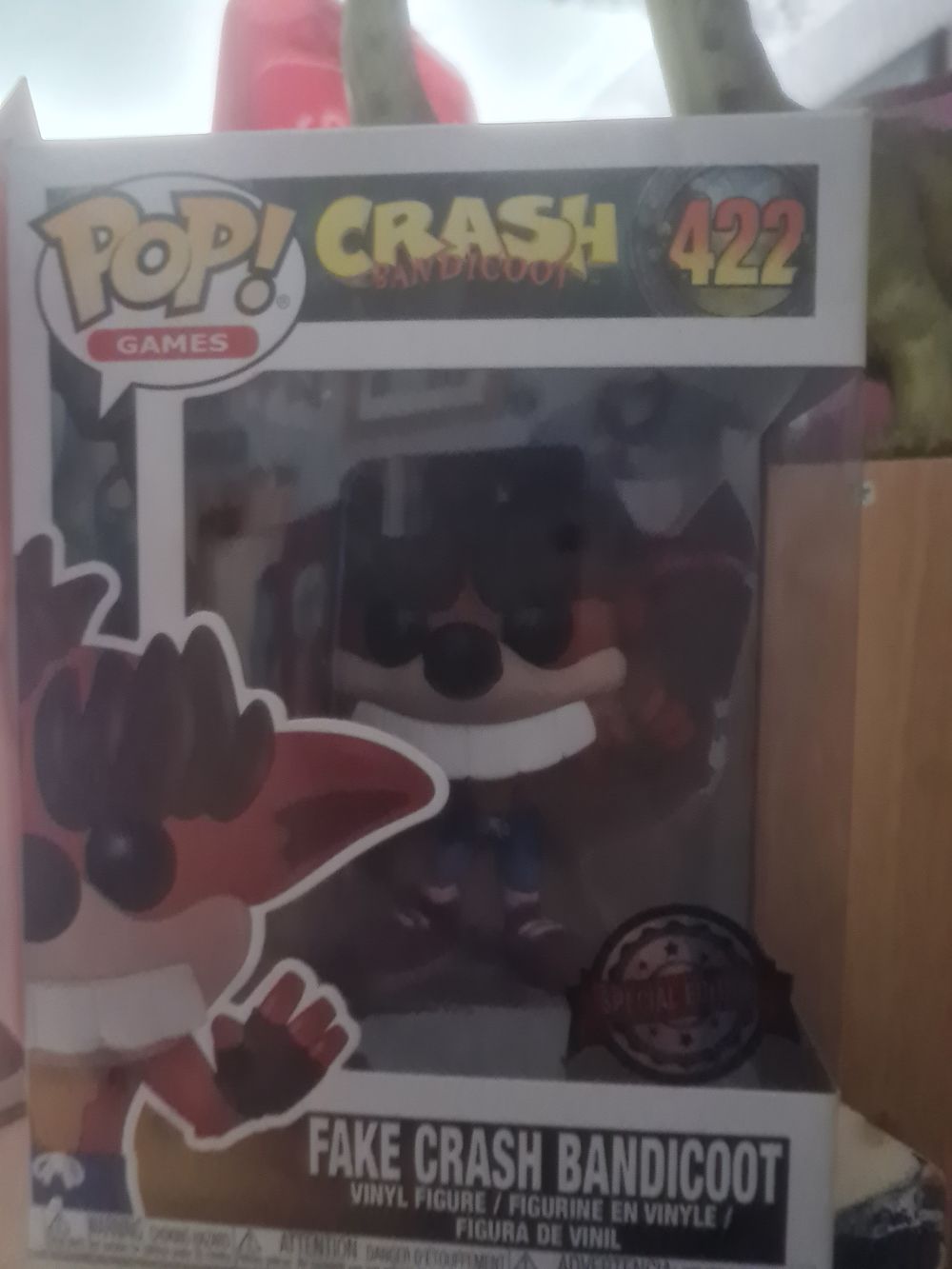Lot 251: Crash funko pop