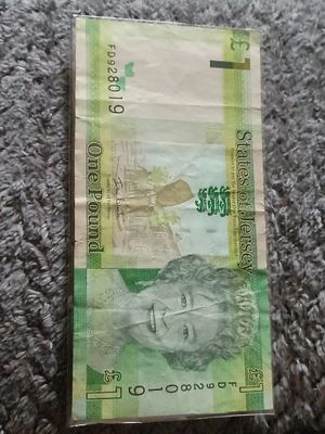 State of jersey one pound