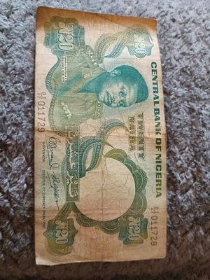 Vintage bank of Nigeria banknote