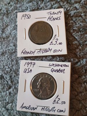 2 vintage coins