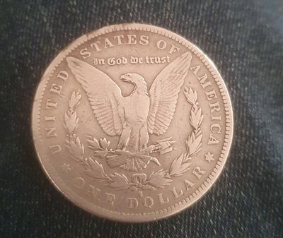 Us silver morgan dollar