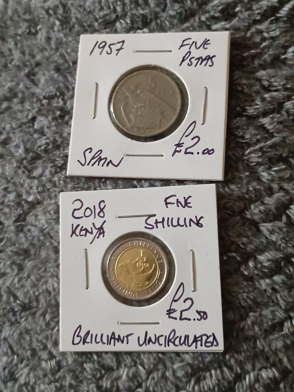 Lot 110: Cased coins