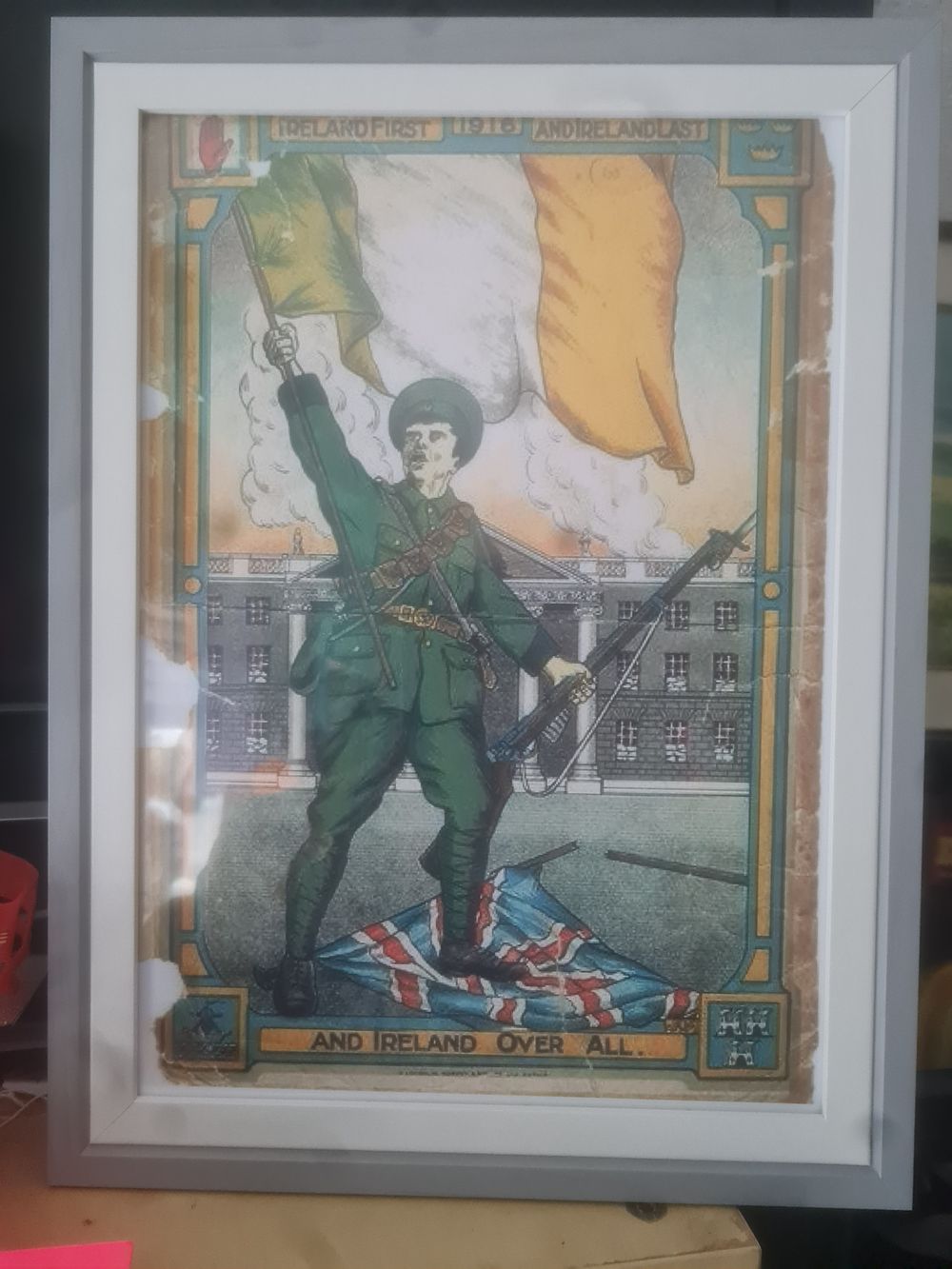 Lot 138: Framed irish republican