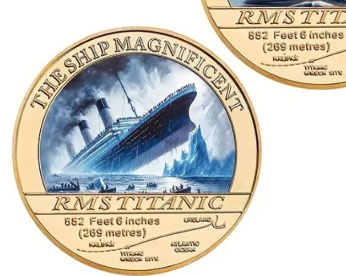 Lot 149: Titanic collectors coin