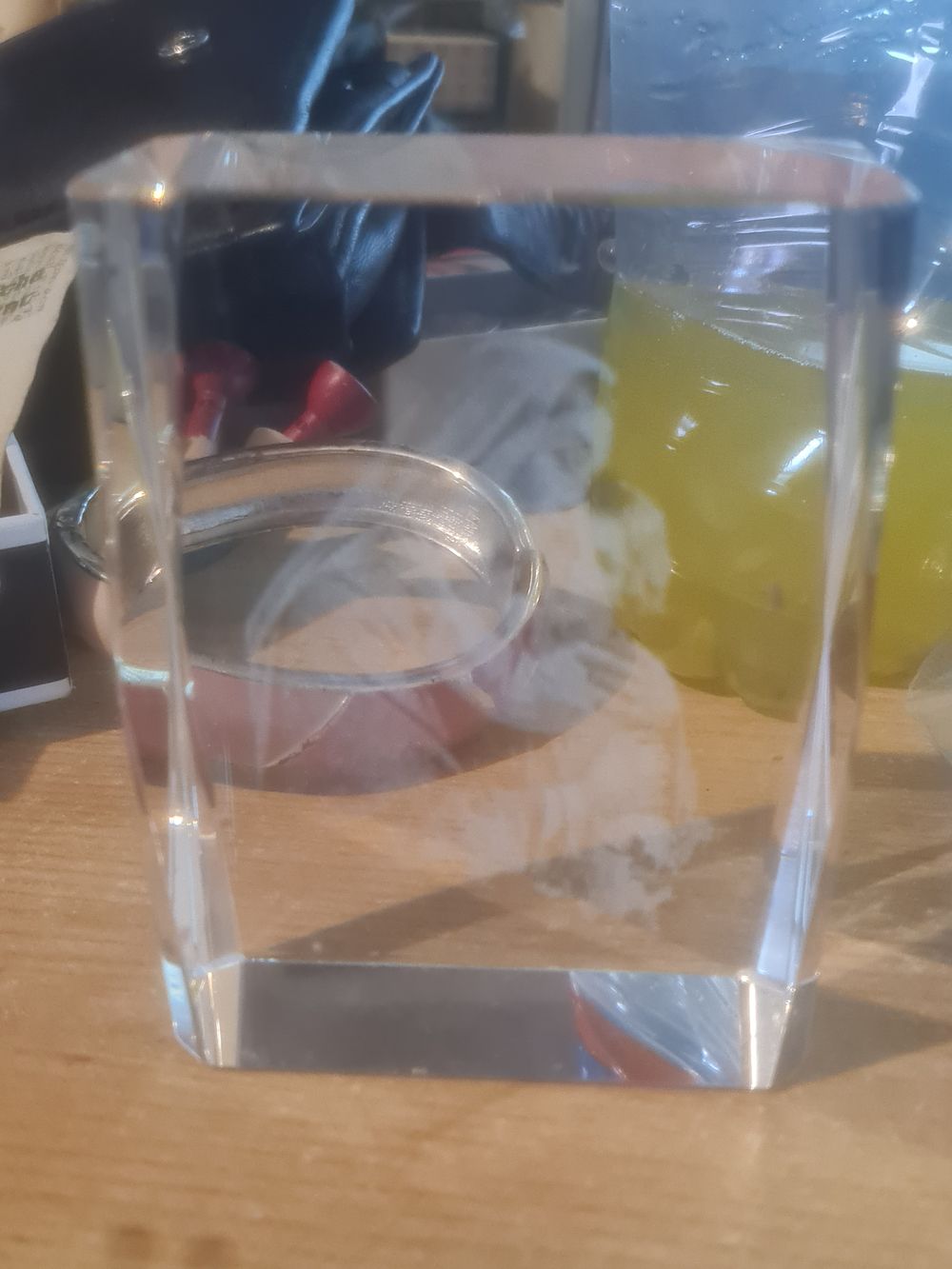 Lot 216: Our lady paperweight