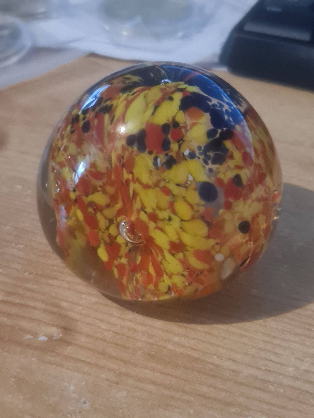 Lot 235: Large heavy paperweight