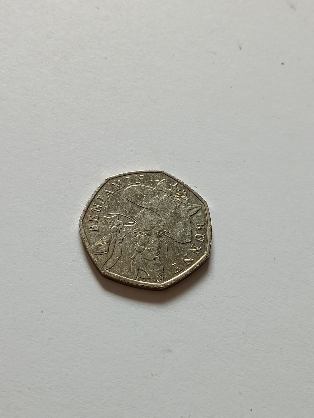 Lot 260: Benjamin Bunny Collectable 50p Coin