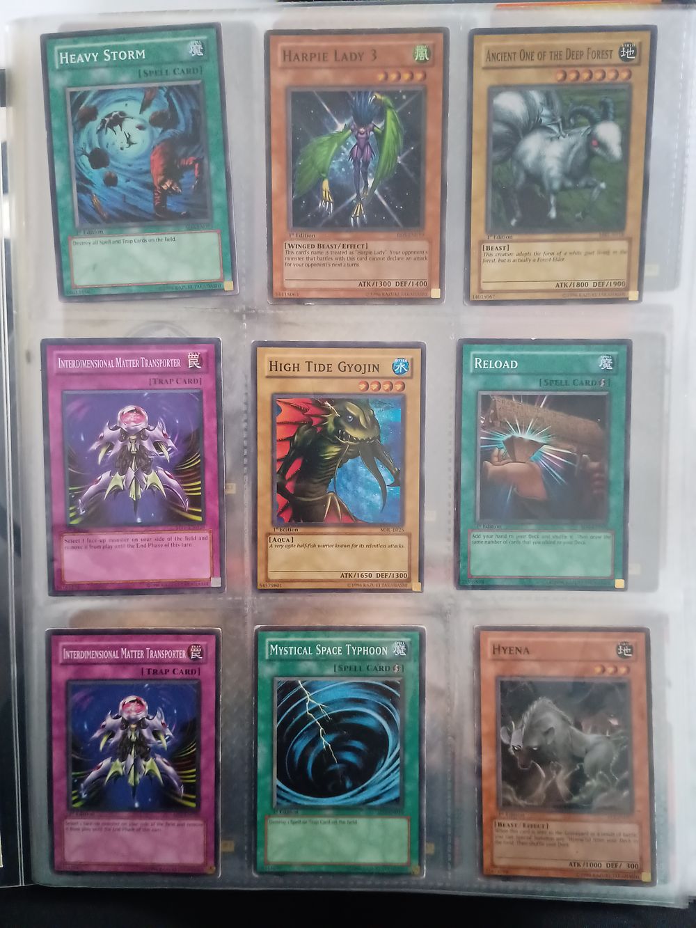 Lot 7c: Collection of Vintage 1st Edition Yu-Gi-Oh Collector's Cards 1996