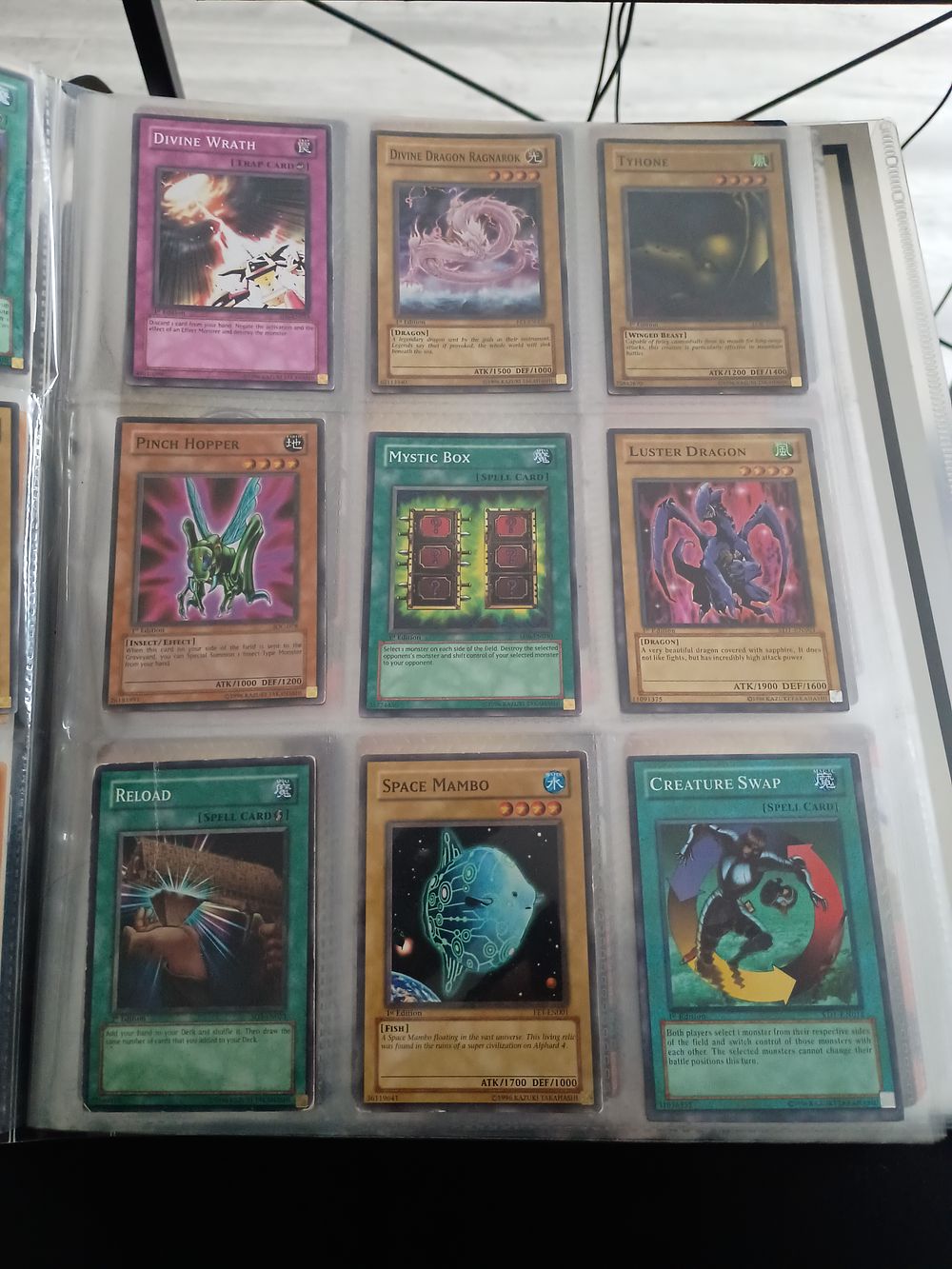 Lot 19a: Yu-Gi-Oh Collection-Vintage 1st Edition 1996 Cards
