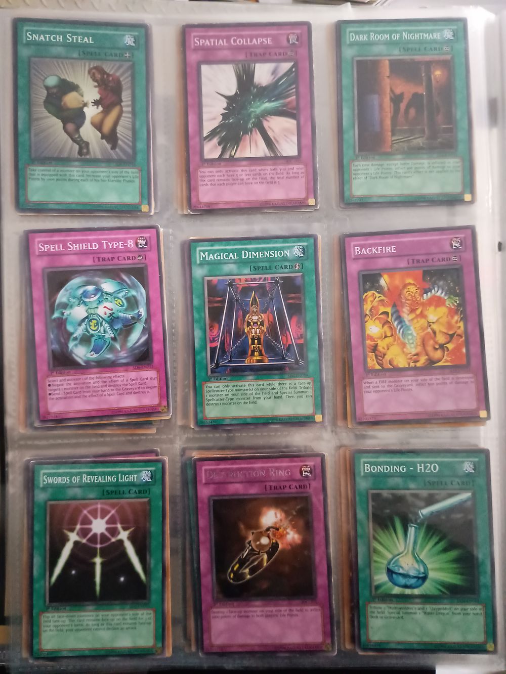 Lot 101b: Collection Yu-Gi-Oh 1st Edition 1996 Collectors Cards