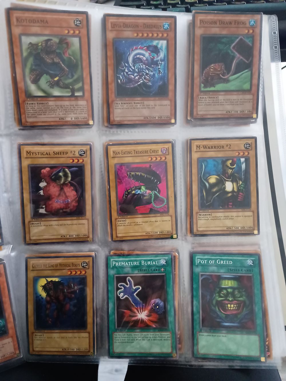 Lot 208a: Yu-Gi-Oh 1st Edition 1996 Collection Of Vintage Cards