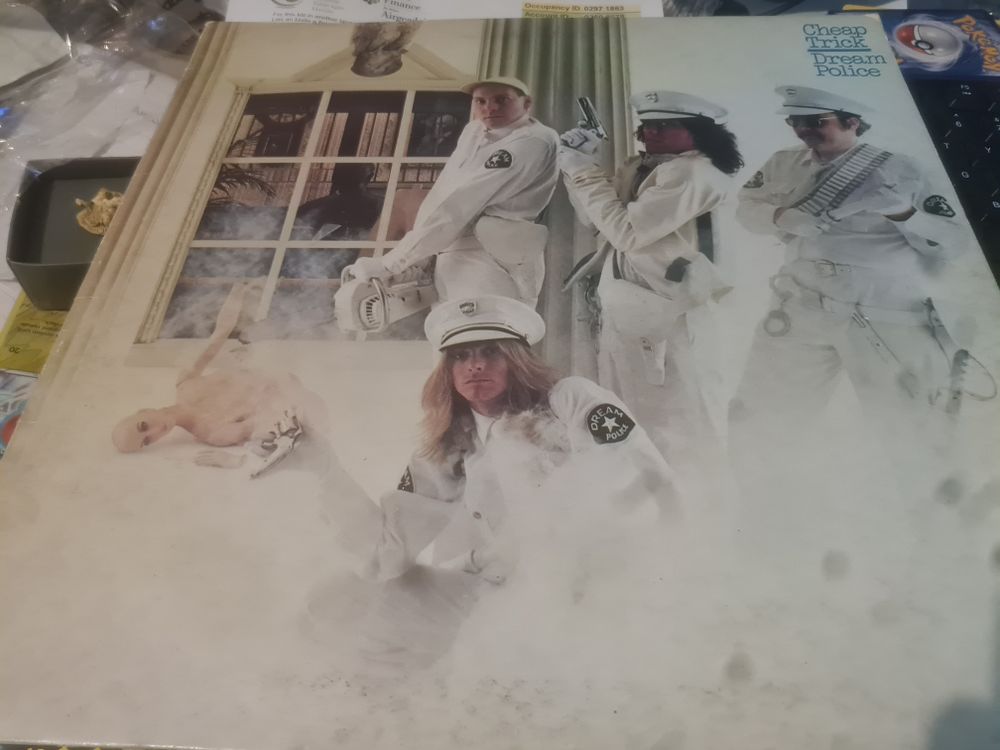 Lot 13k: Cheap trick dream police vinyl
