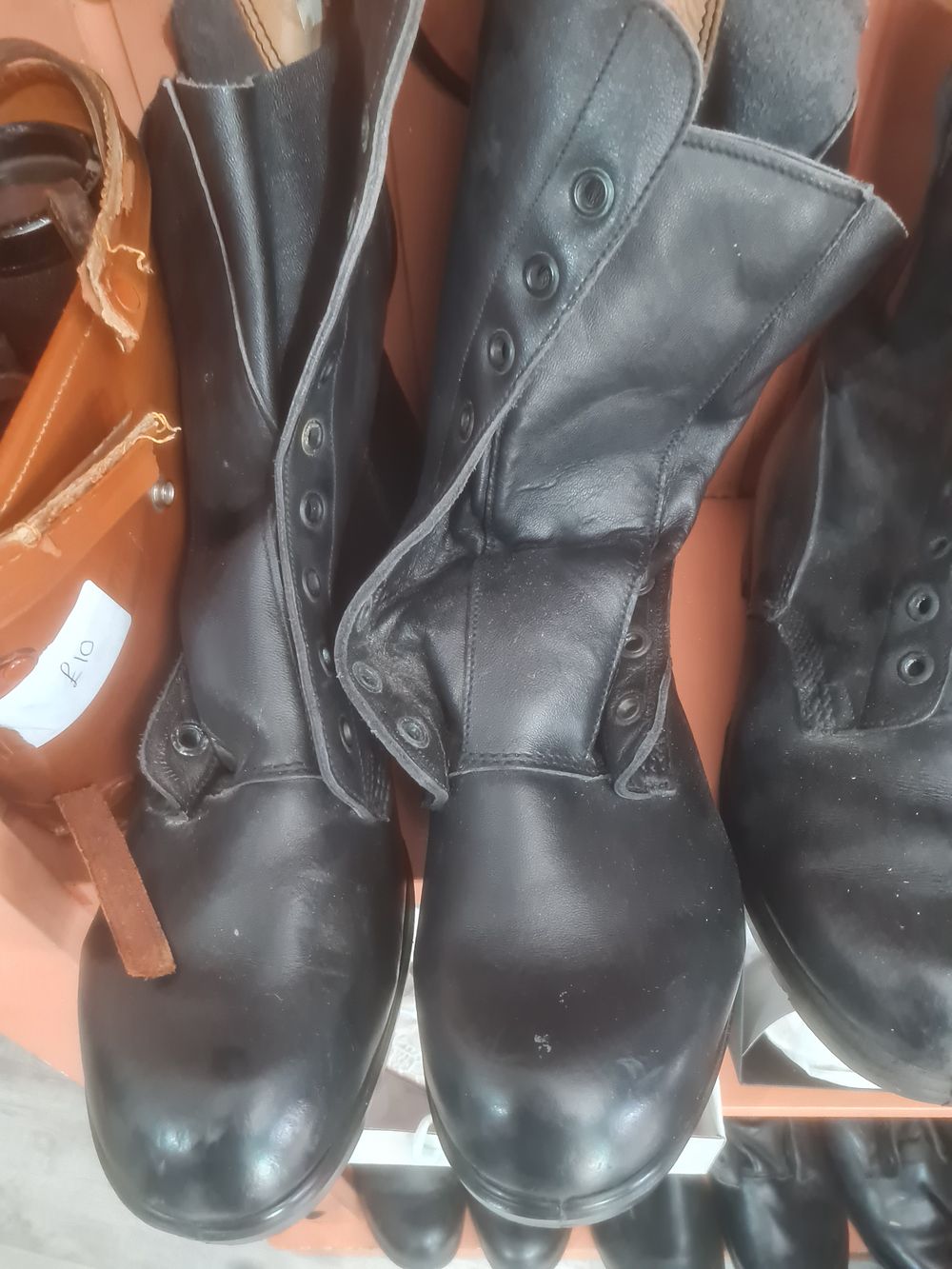 Lot 161: Pair of military boots